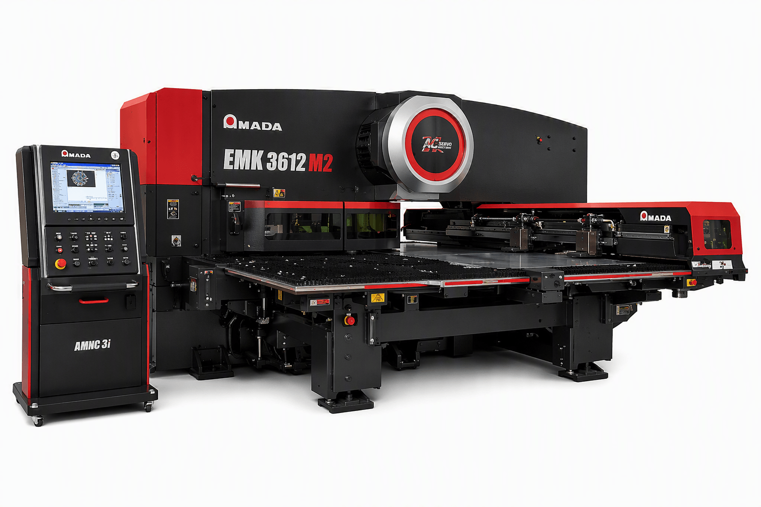 Amada Emk 3612 M2 AMNC3i gyártóberendezés a Fastron Hungária lemezmegmunkálás üzemében