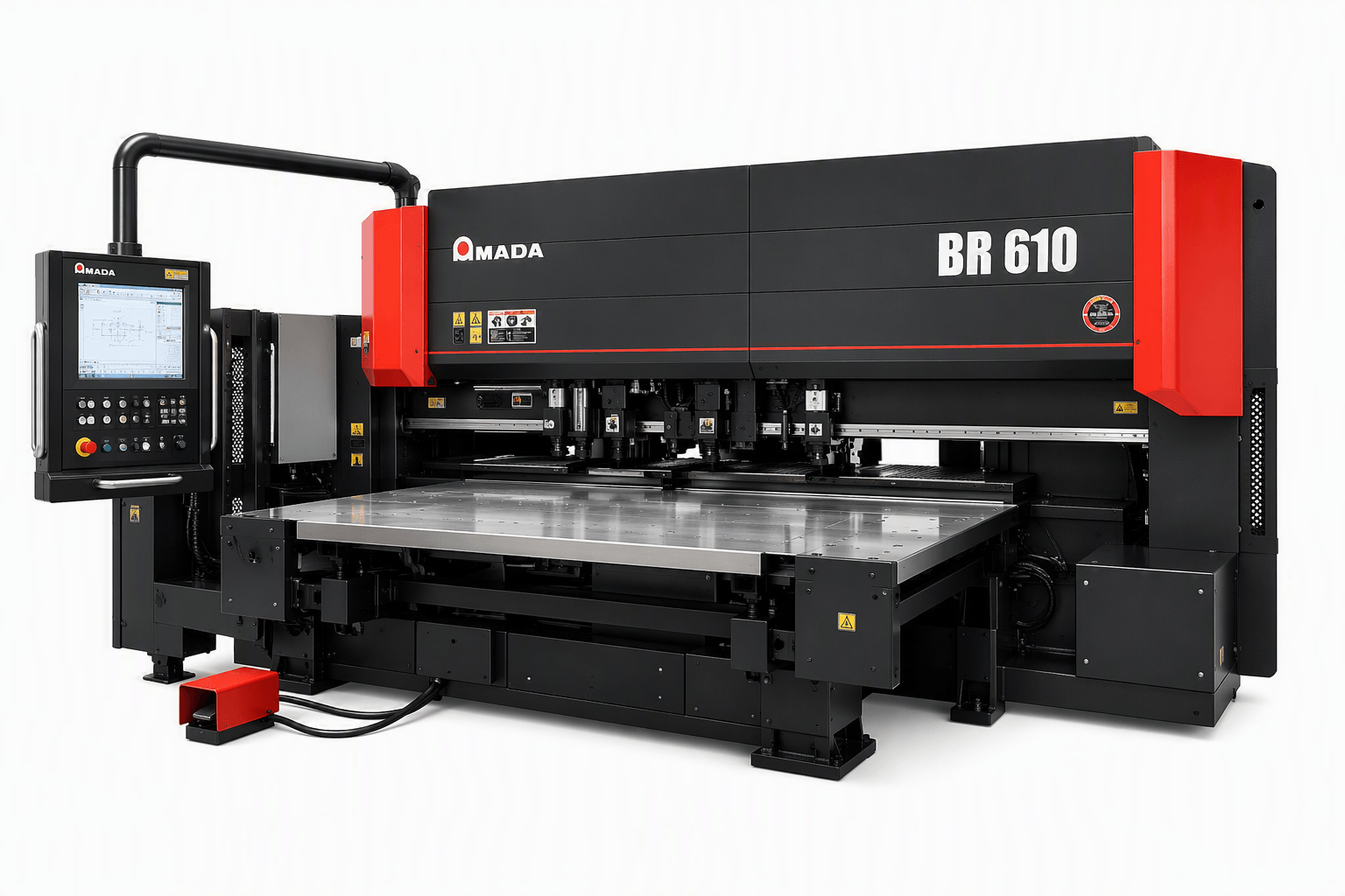Amada BR610 gyártóberendezés a Fastron Hungária lemezmegmunkálás üzemében