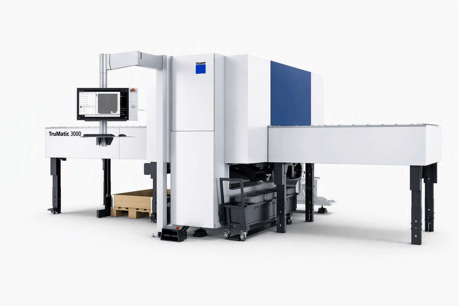 TruMatic 3000 fiber gyártóberendezés a Fastron Hungária lemezmegmunkálás üzemében