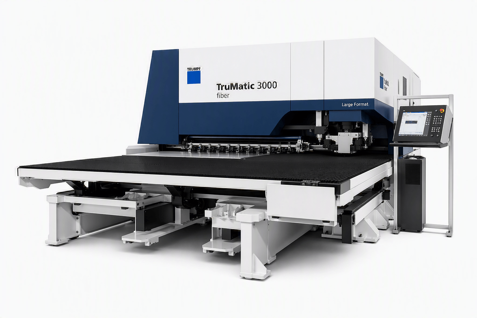 TruMatic 3000 fiber gyártóberendezés a Fastron Hungária lemezmegmunkálás üzemében